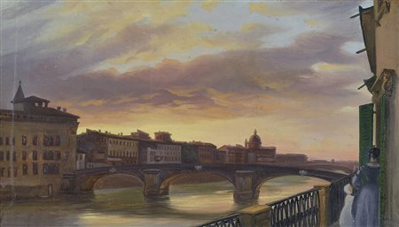 Giuseppe Canella (1788-1847) Ponte Santa Trinita
