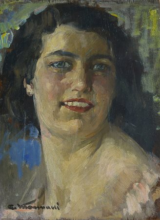 Cipriano Mannucci (1882-1970) Volto di donna