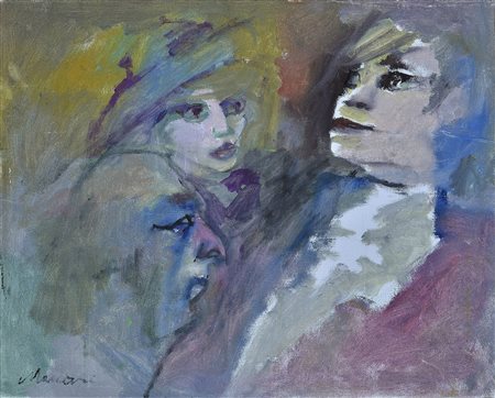 Mino Maccari (1898-1989) Figure (1975)