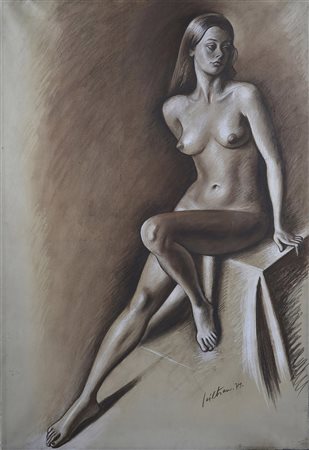 Gregorio Sciltian (1900-1985) Nudo di donna 1974