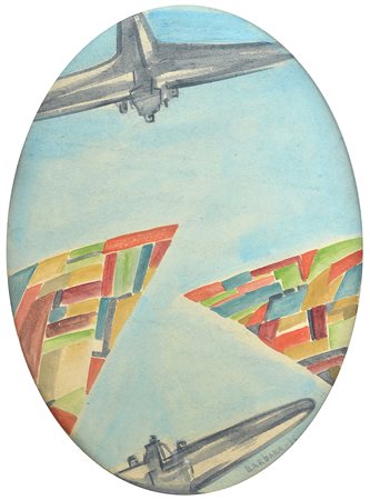 Barbara Olga Biglieri (1915-2002) Aerei in perlustrazione 1935