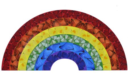 Damien Hirst Butterfly rainbow (small) 2020