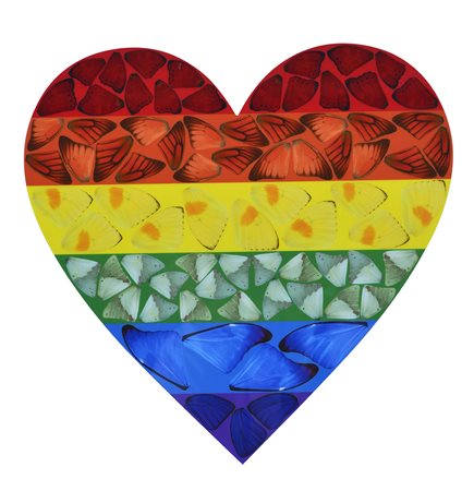 Damien Hirst Butterfly heart (small) 2020