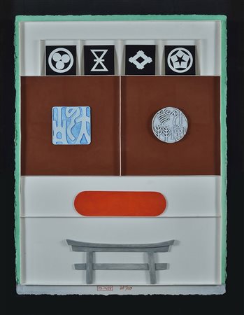 Lucio Del Pezzo (1933-2020) Torii Shinto