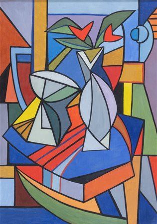 Gualtiero Nativi (Pistoia 1921-Greve in Chianti (Fi) 1999), Natura morta, 1947