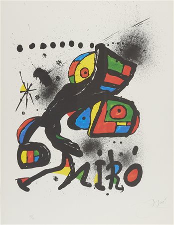 Joan Mirò (Barcellona 1893-Palma de Mallorca 1983), Senza titolo
