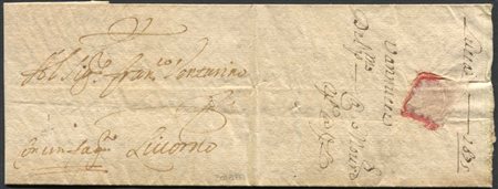 Lettera da Lucca per Livorno del 1 novembre 1675., 