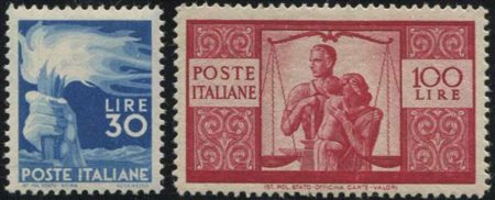 1945/48, REPUBBLICA ITALIANA, Democratica,, 