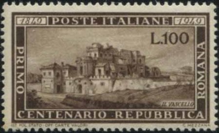 1949, REPUBBLICA ITALIANA, Rep. Romana, 