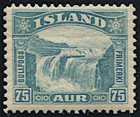 1931, Islanda, Cascata di Gullfoss, 