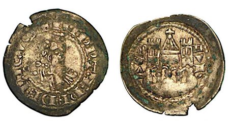 BERGAMO. Comune, a nome di Federico II (1194-1250)., Denaro scodellato, anni 1236-1260.