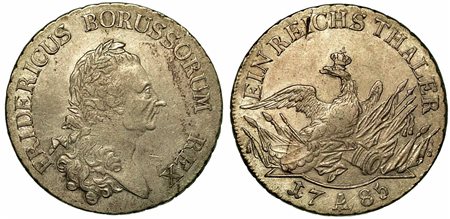 GERMANIA - PRUSSIA. Friedrich II, 1740-1786., Thaler 1785.