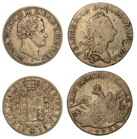 GERMANIA - PRUSSIA. Lotto di due monete., 