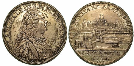 GERMANIA - REGENSBURG. Franz I, 1745-1765., Thaler 1754.