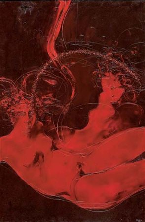 CAMILLO FRANCIA Casale Monferrato (Al) 1955 Il fuoco di Tiro, 2000 olio su...