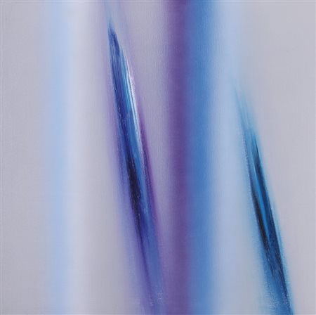 ENNIO FINZI Venezia 1931 Dolcemente, 2005 acrilici su tela cm. 70x70, firma,...