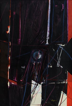 PIERO RUGGERI Torino 27/04/1930 - 14/05/2009 Senza titolo, anni '70 tecnica...