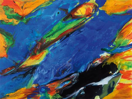 DANIELE GIRARDI Verona 1977 Chromocosmo New York, 2007 tecnica mista su tela...