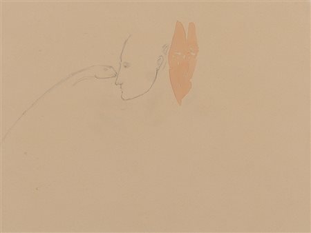 MIMMO PALADINO Paduli (Bn) 18/12/1948 Senza titolo, 1981 tecnica mista su...