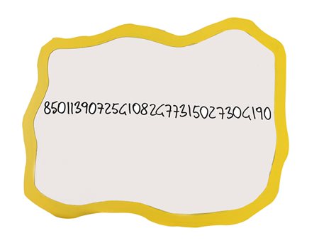 MICHELANGELO PISTOLETTO Biella (Vc) 25/06/1933 Frattali, 1999-2000 smalti su...