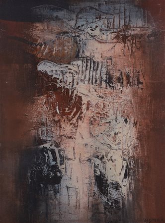 MARIO BIONDA Torino 1913 - Penango (AT) 1985 Senza titolo, 1965 olio su tela...