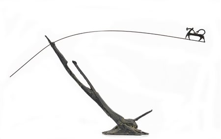 GIUSEPPE MARANIELLO Napoli 1945 Senza titolo, 1997 scultura in bronzo cm....