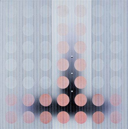 CARLO NANGERONI New York (U.S.A.) 24/06/1922 Senza titolo, 1992 acrilici su...