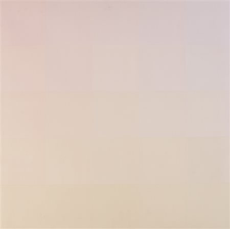 JORRIT TORNQUIST Graz 1938 Opus 481, 1974 acrilico su tela cm. 80x80, firma,...