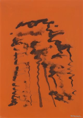 GIULIO TURCATO Mantova 16/03/1912 - Roma 22/01/1995 Cangiante, 1969 olio su...