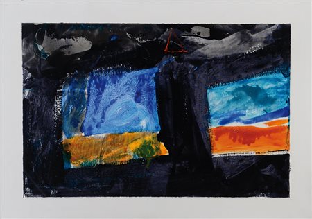 MARIO SCHIFANO Homs (Libia) 1934 - Roma 26/01/1998 Terminale, 1996 smalto e...