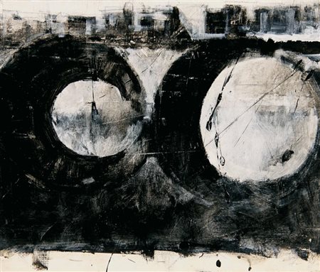 JONATHAN GUAITAMACCHI Londra 1961 Ad memoriam, Paesaggio 1, 2002 olio su...