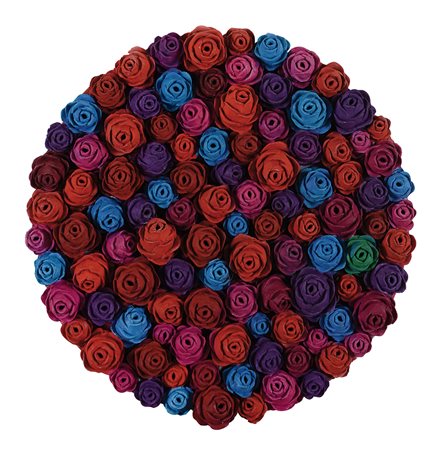 KAZUMASA MIZOKAMI Arita 1958 Il cerchio viola, 2007 scultura in terracotta...