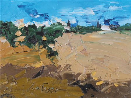 SERGIO SCATIZZI Gragnano (Lu) 20/12/1918 - Firenze 02/12/2009 Paesaggio nel...