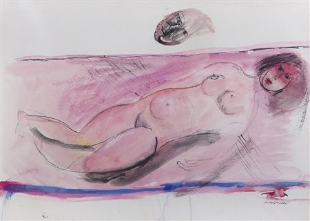 BRUNO CASSINARI Piacenza 28/10/1912 - Milano 26/03/1992 Figura distesa...