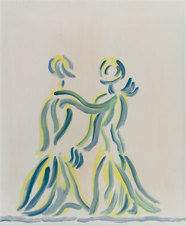 VIRGILIO GUIDI Roma 04/04/1891 - Venezia 07/01/1984 Incontro, 1970 olio su...