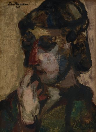 GIUSEPPE SANTOMASO Venezia 26/09/1907 - 24/05/1990 Senza titolo, 1945 tecnica...