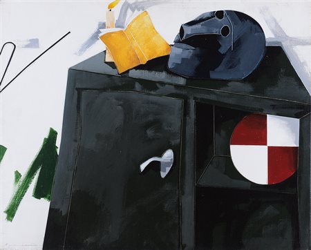 EMILIO TADINI Milano 1927 - Milano 24/09/2002 Et in arcadia ego, 1987...