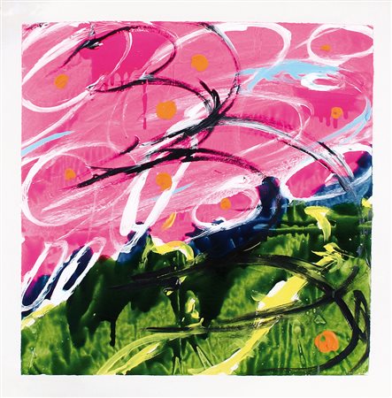 MARIO SCHIFANO Homs (Libia) 1934 - Roma 26/01/1998 Senza titolo, 1986 smalti...