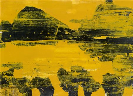 GIOVANNI FRANGI Milano 12/05/1959 Patmos, 2004 olio su carta cm. 100x140,...