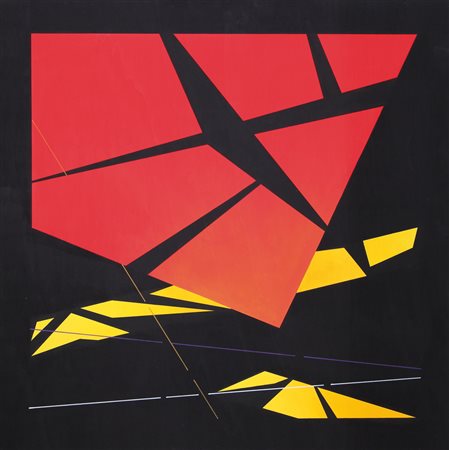 FABRIZIO GIORGI Livorno 1953 Senza titolo, (anni '90) acrilici su tavola cm....