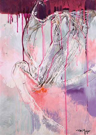 VINCENZO DI GIORGIO Capurso (Ba) 1945 Visioni olio, tecnica mista e...