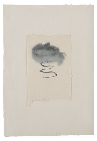 GIANNI DESSI` Roma 19/01/1955 Senza titolo, 1985 tecnica mista e collage su...