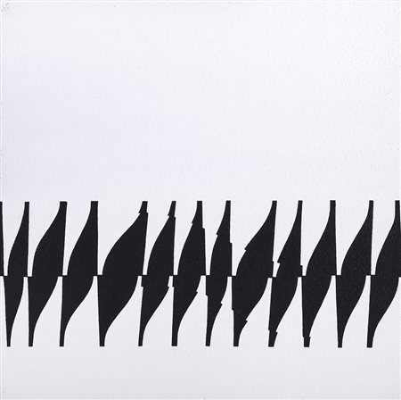 ENRICO SIRELLO Livorno 1930 - Livorno 26/02/2012 Murale, oggetto in bianco e...