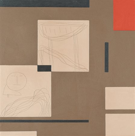 GIANFRANCO ASVERI Fiorenzuola D'Arda 1948 Dialogo, 1993 tecnica mista su tela...