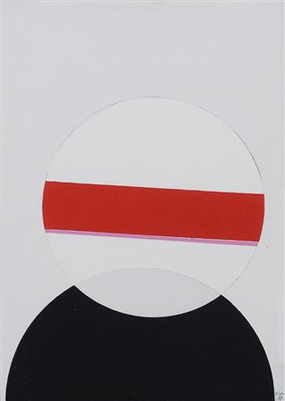 EUGENIO CARMI Genova 17/02/1920 ME 22, 1987 acrilici su tela cm. 35x25,...