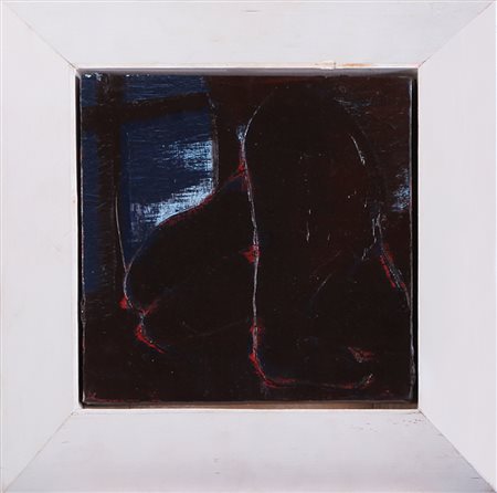 GIANNI DESSI` Roma 19/01/1955 Senza titolo, 2008 olio su tela cm. 20x20,5 con...