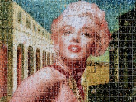 MARIA MURGIA Ossi (SS) 1935 Marilyn metafisica, 2012 fotomosaico digitale cm....