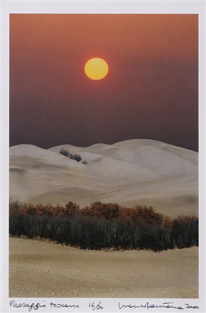 FRANCO FONTANA Modena 09/12/1933 Paesaggio toscano, 2000 fotografia a colori...