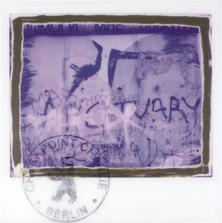 MAURIZIO GALIMBERTI Milano 1956 Wall Checkpoint stampa lambda sotto...