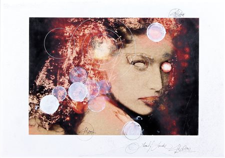 MOUDRY LUDEK Praga 03/09/1970 Nicolle, 2011 fotografia ritoccata a mano cm....